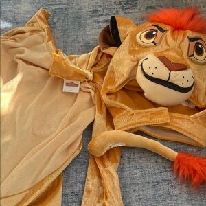 Disney Lion Guard Kion Kids Costume - Size Large Gold & Orange